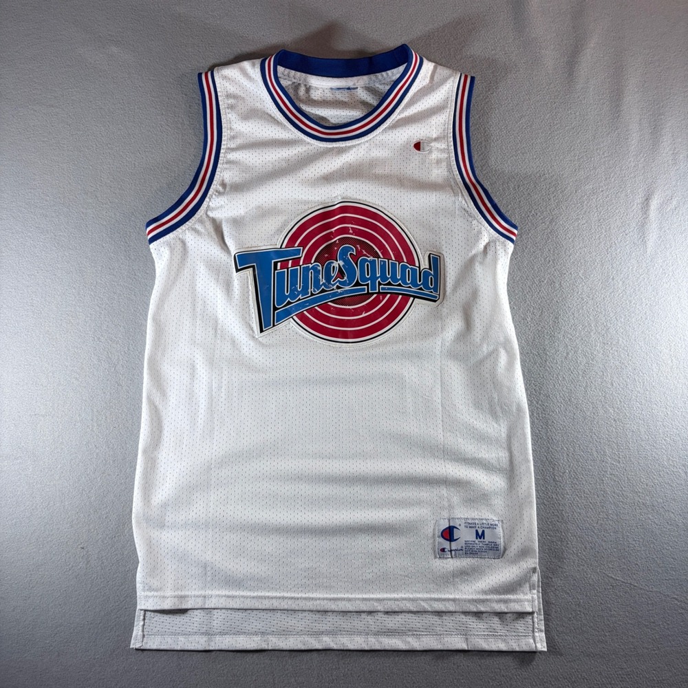 Champion Mens Tune Squad Space Jam Michael Jordan 23 Basketball Jersey White M